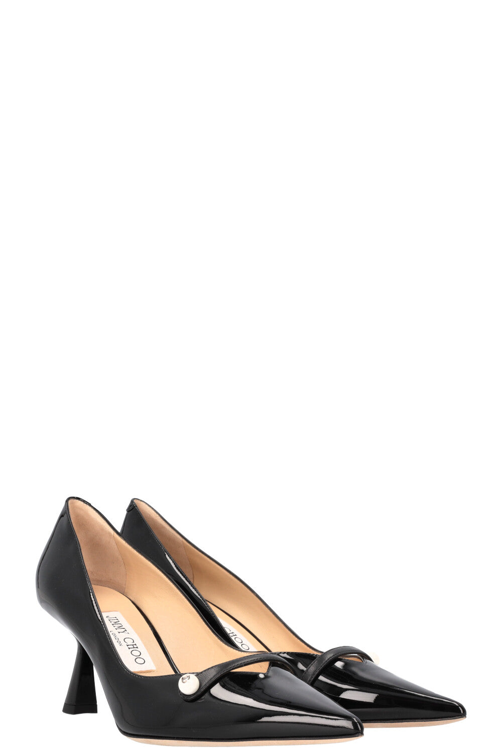 JIMMY CHOO Rosalia 65 Heels Black Patent – REAWAKE