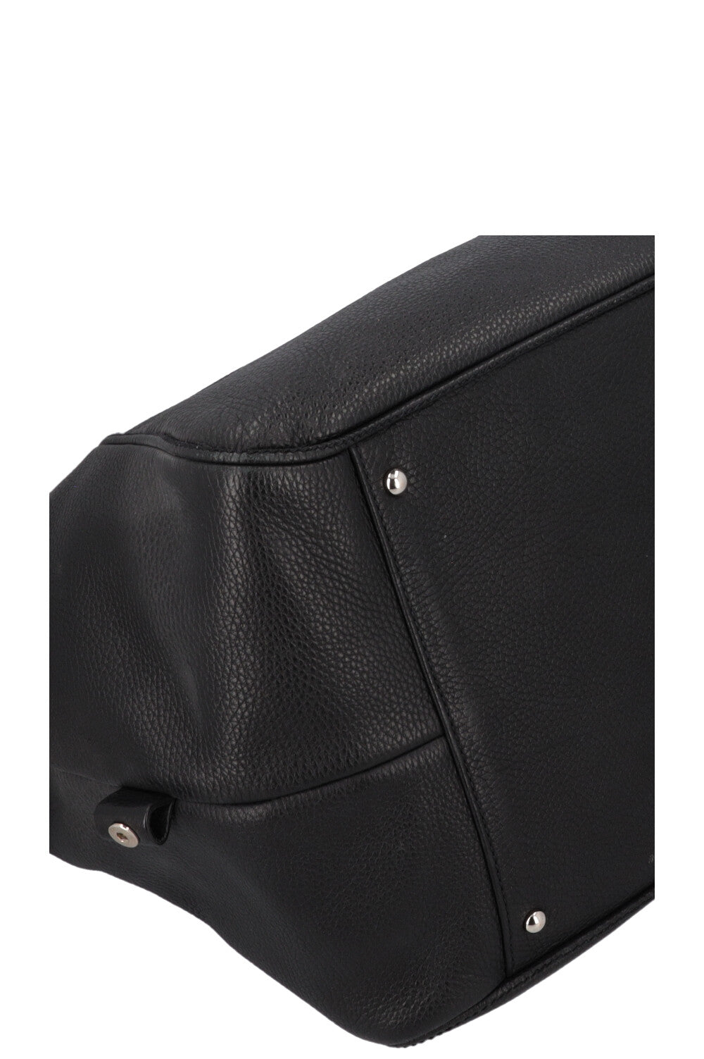 CHANEL Lax Tassel Bag Leather Black