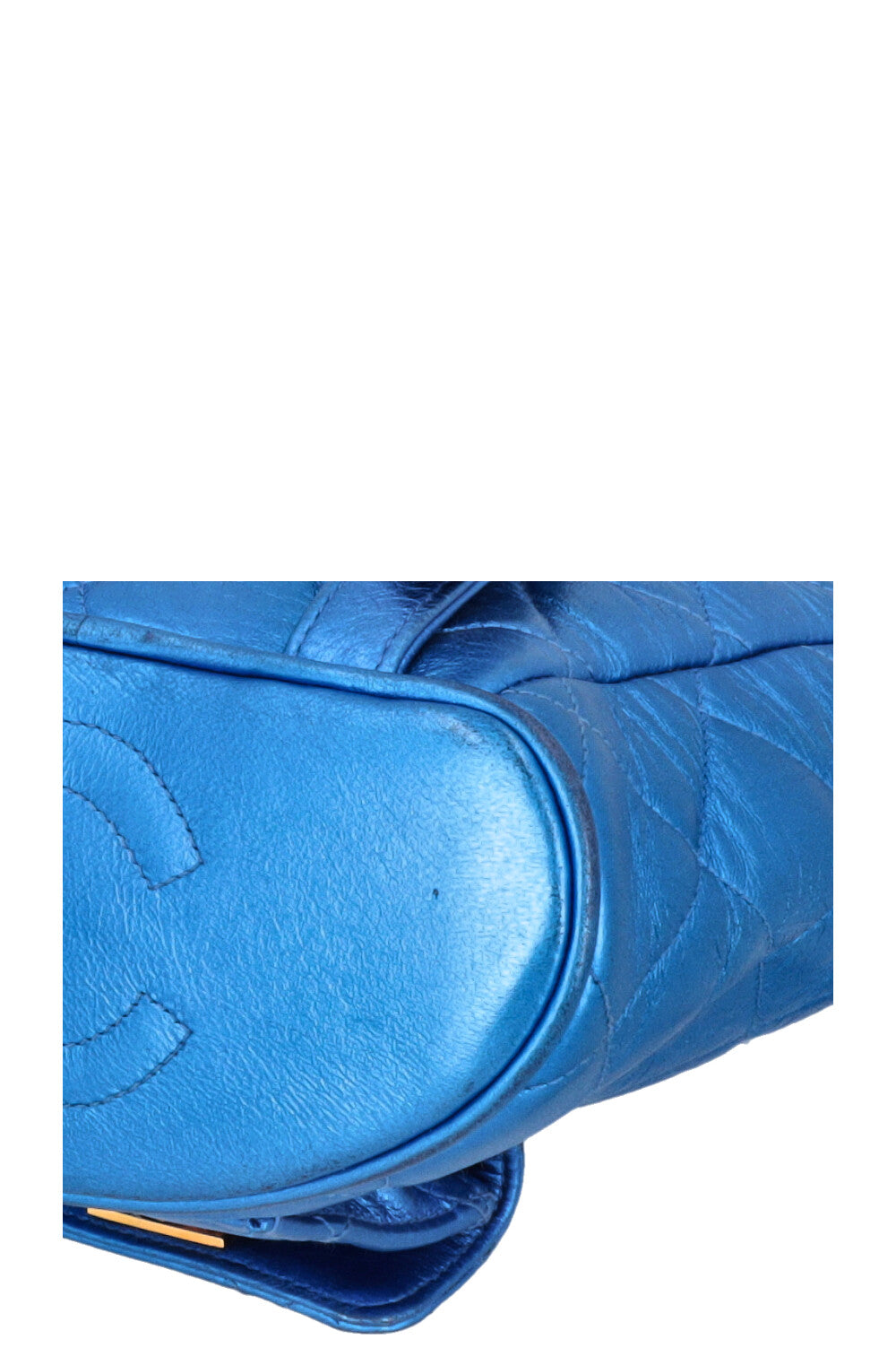 CHANEL Duma Mini Backpack Metallic Blue