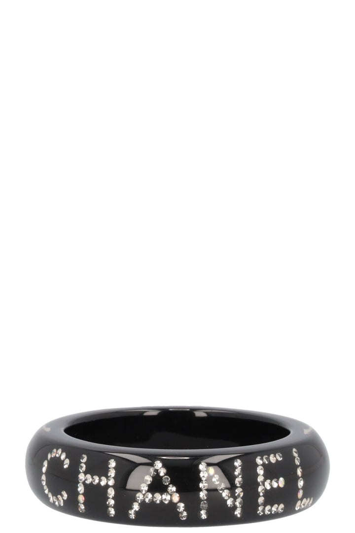 CHANEL 2003 Logo Bracelet Black