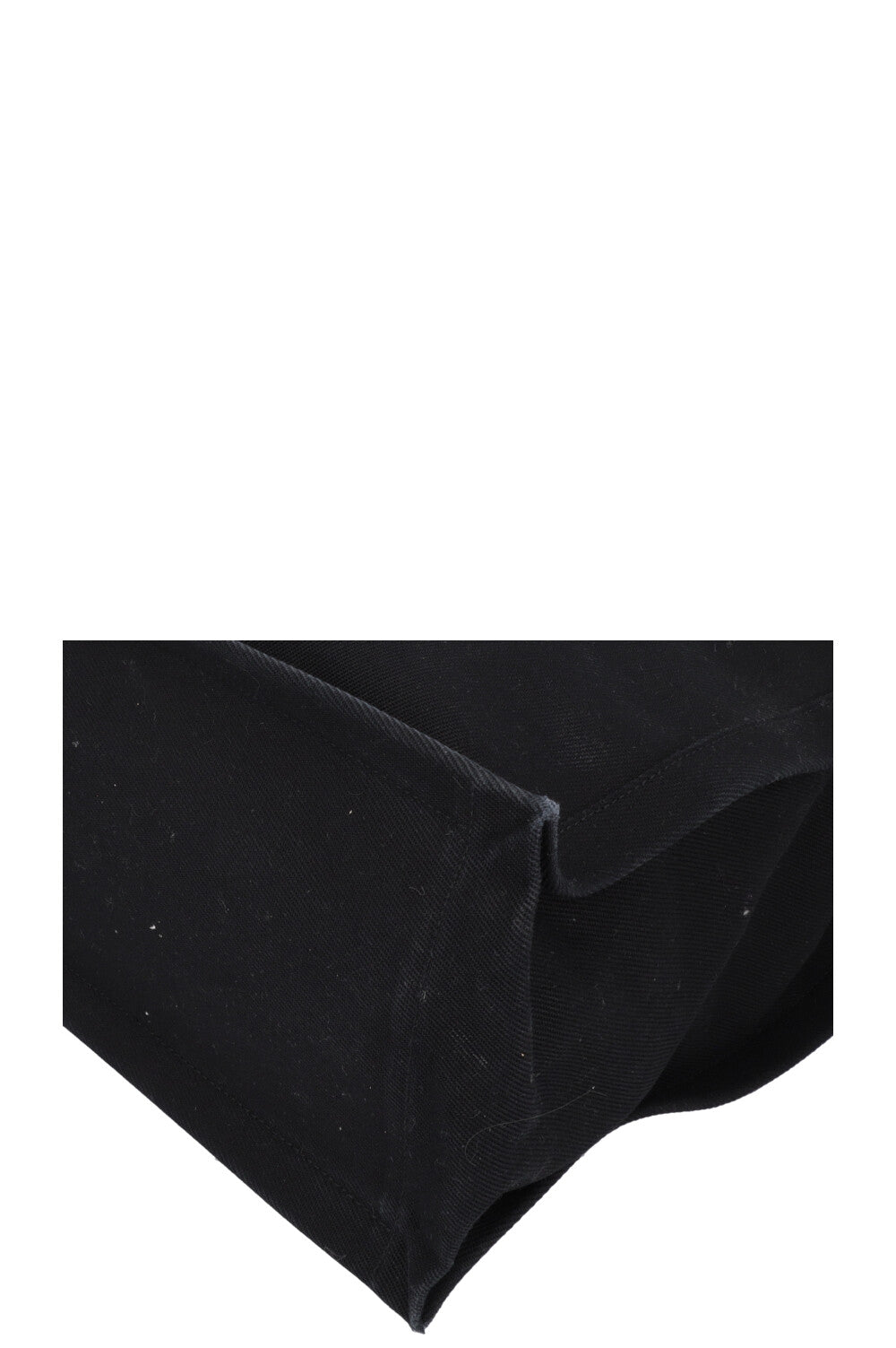 SAINT LAURENT Rive Gauche Tote Black Canvas