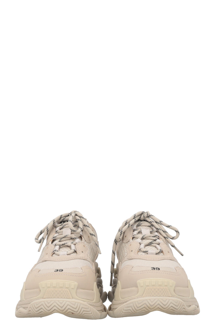 BALENCIAGA Triple S Sneakers Greige