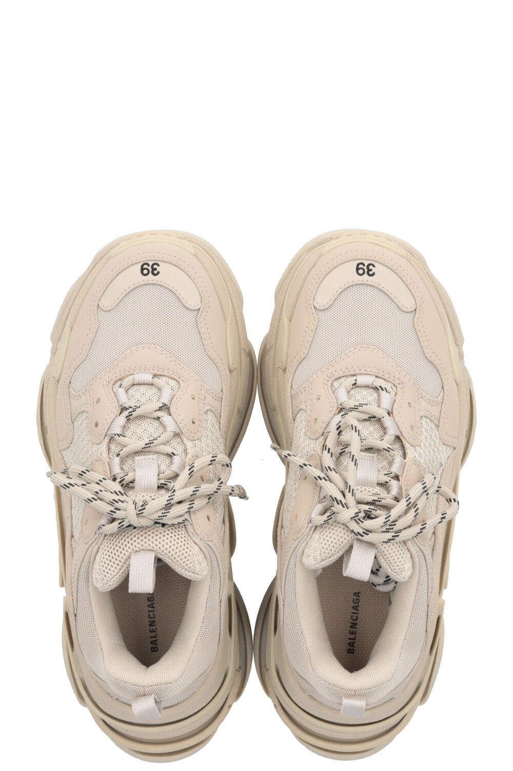 BALENCIAGA Triple S Sneakers Greige