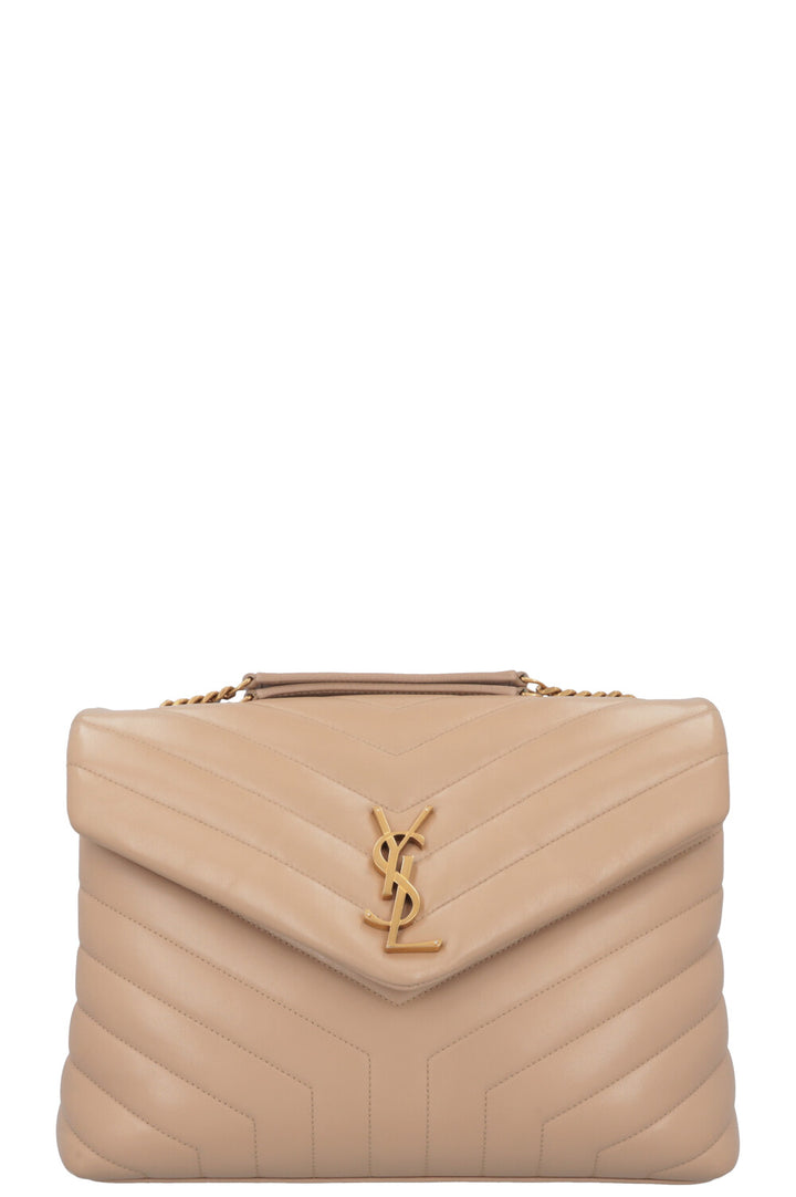 SAINT LAURENT LouLou Medium Beige