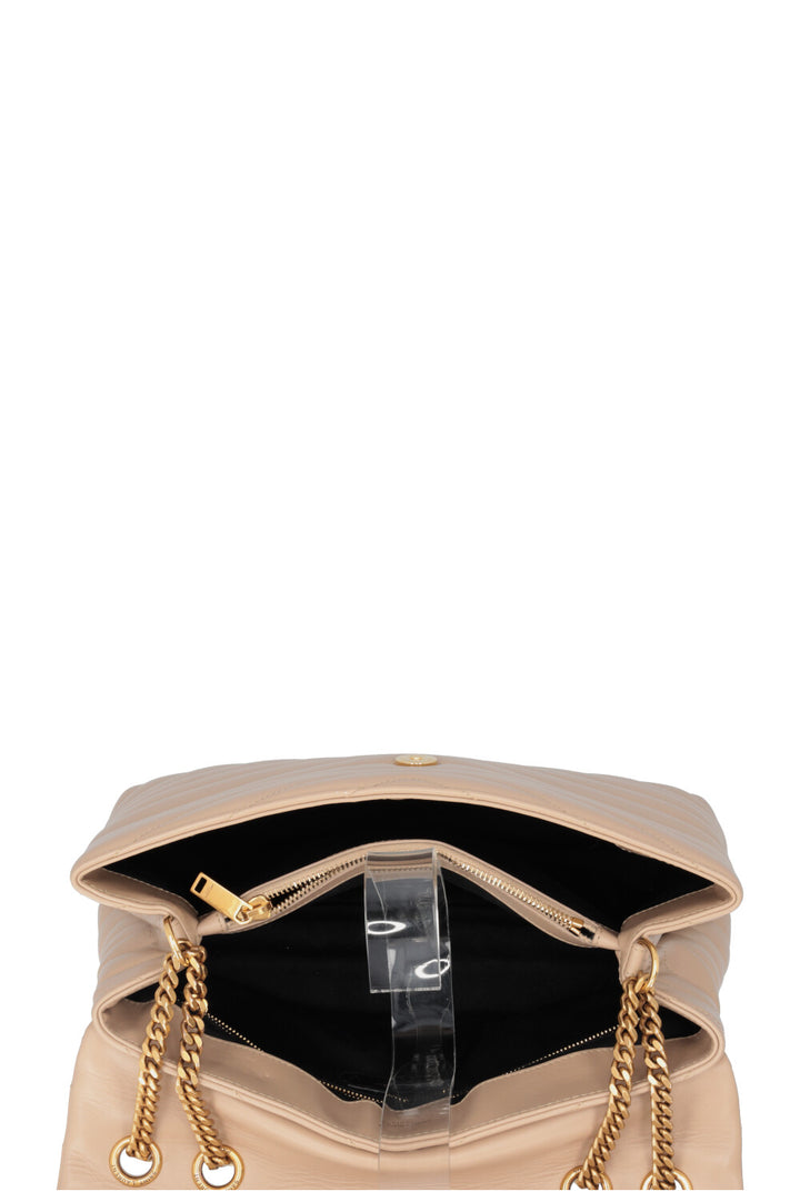 SAINT LAURENT LouLou Medium Beige