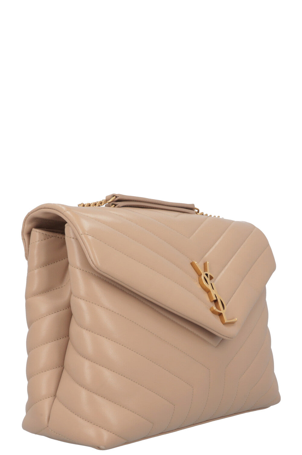 SAINT LAURENT LouLou Medium Beige