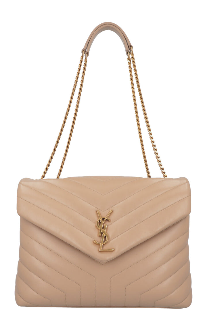 SAINT LAURENT LouLou Medium Beige
