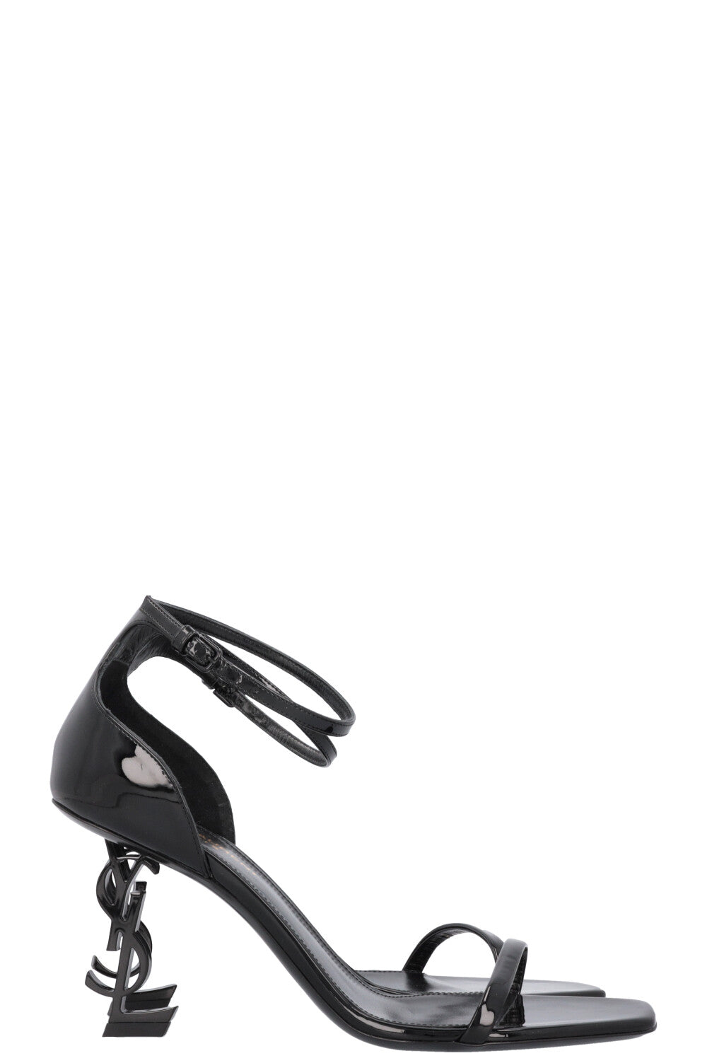 SAINT LAURENT Opyum 85 Sandals Patent Black – REAWAKE