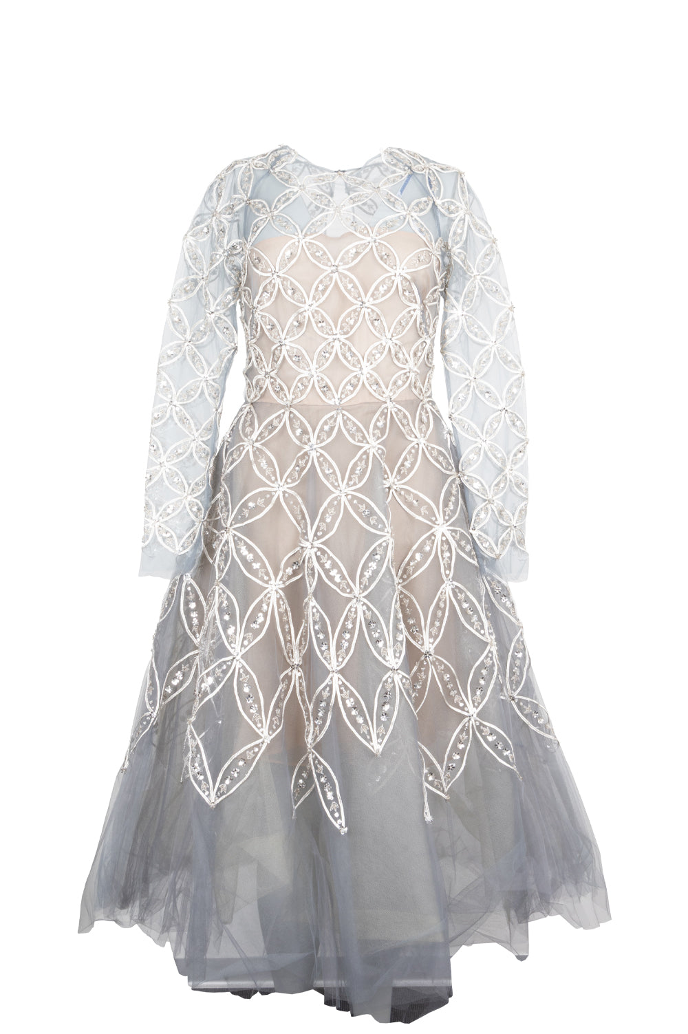 sachin and babi light blue dress Oscar de La Renta main image 0