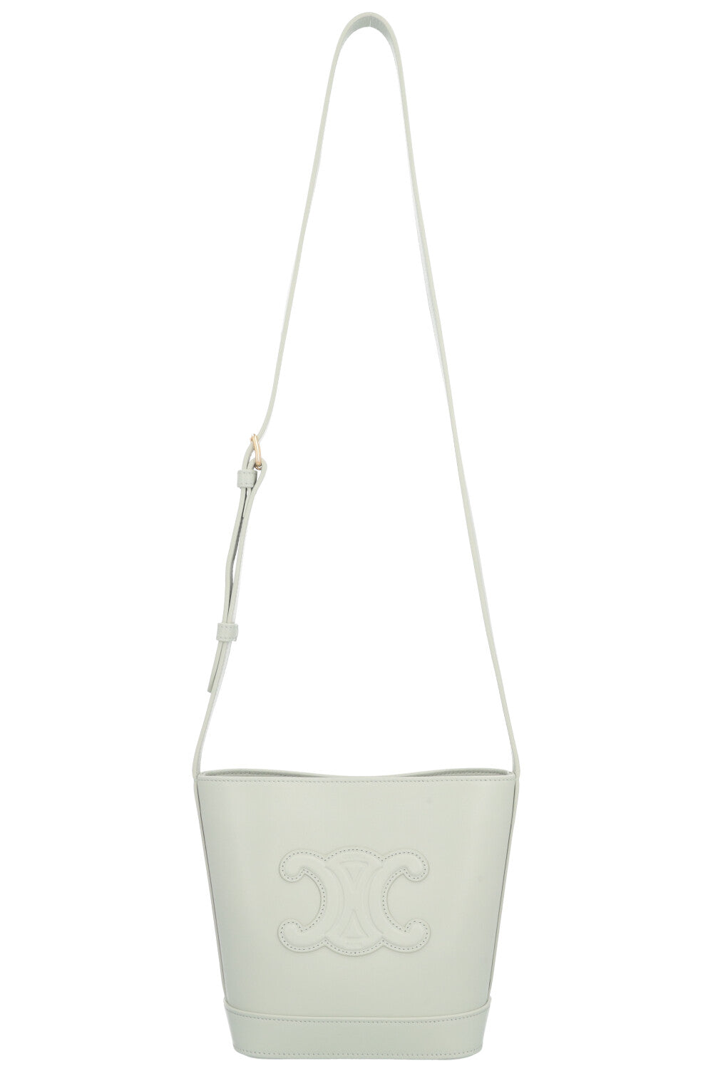 CELINE ホワイト 38 CELINE Mini Triomphe Bucket Bag Mint – REAWAKE
