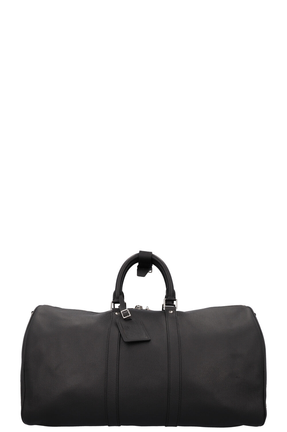 LOUIS VUITTON Keepall 50 Bandouliere Black Taiga Leather REAWAKE