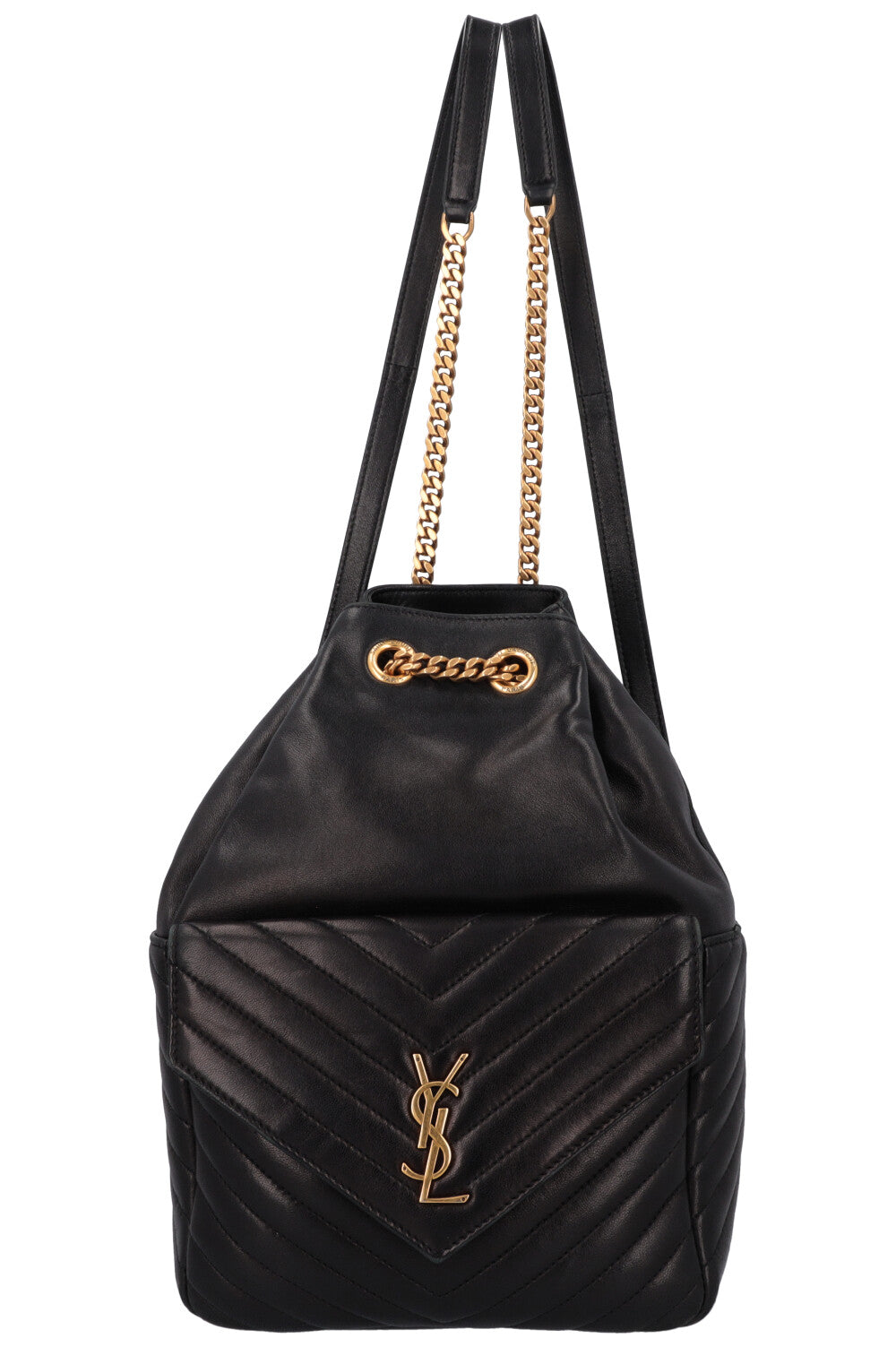 SAINT LAURENT Joe Backpack Leather Black