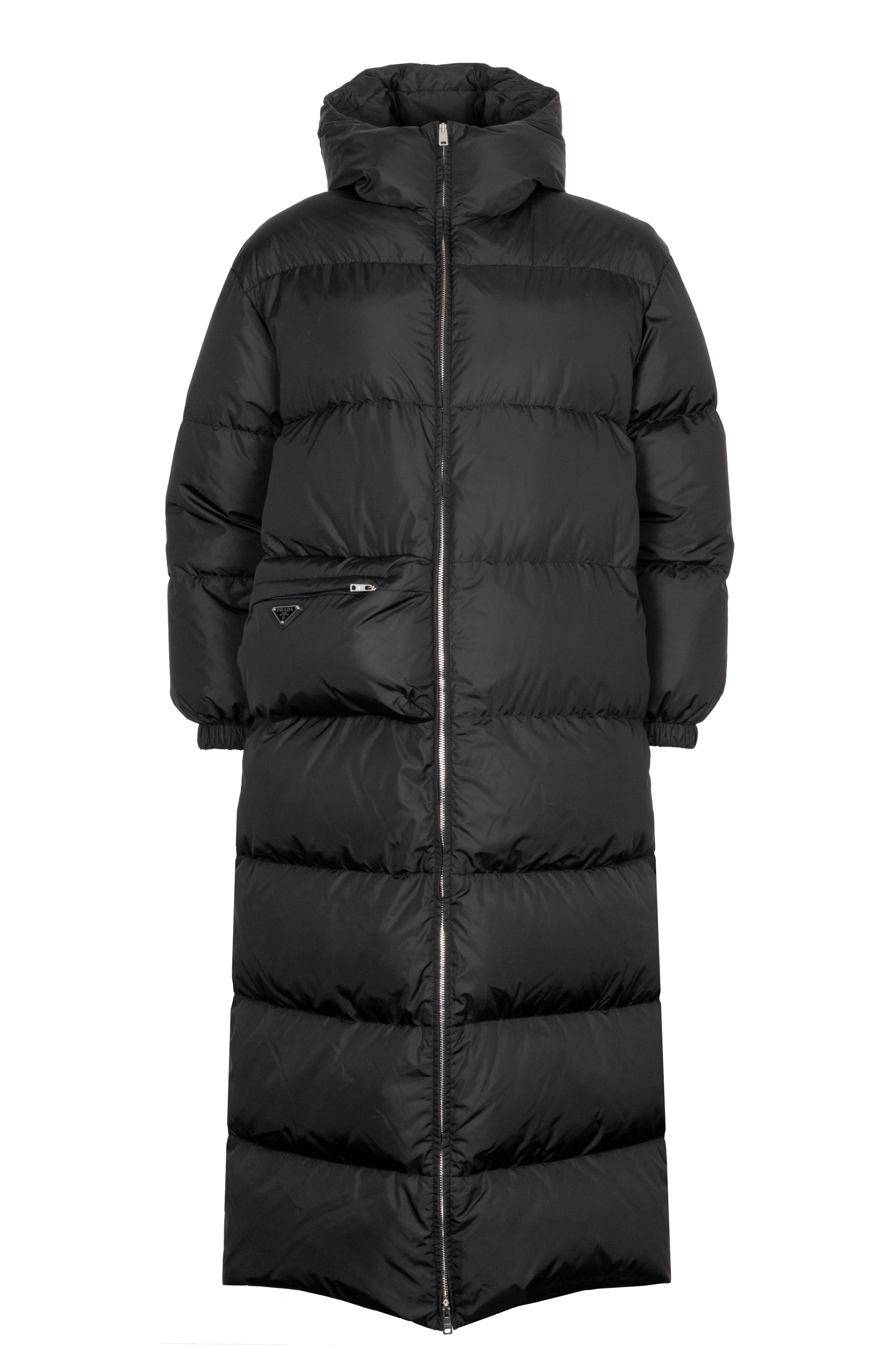 ジャケット・アウター Prada Archive Nylon Long Coat PRADA Re-Nylon Down Coat Black – REAWAKE