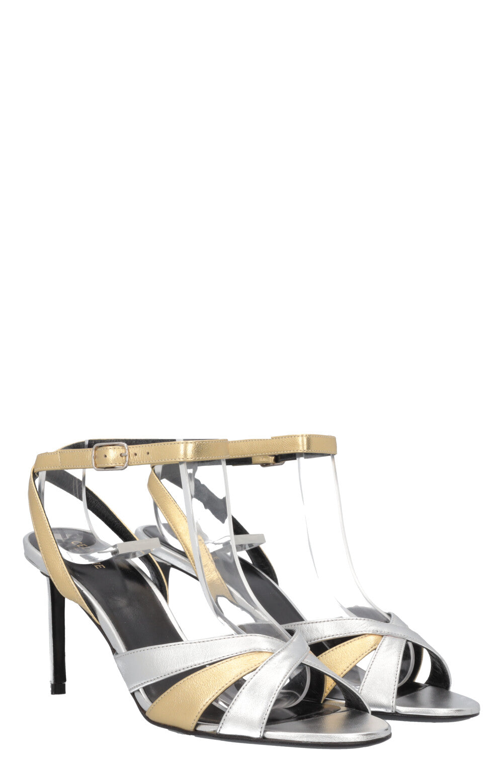 CELINE Heels Silver Gold – REAWAKE