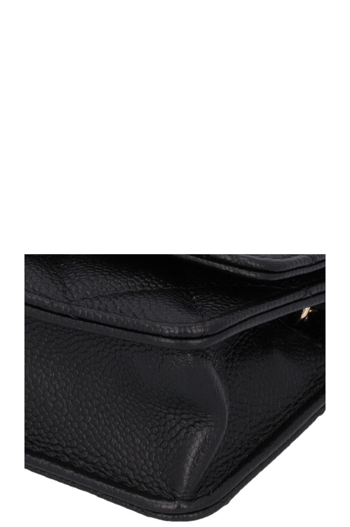CHANEL Micro Classic Flap Bag Black Caviar