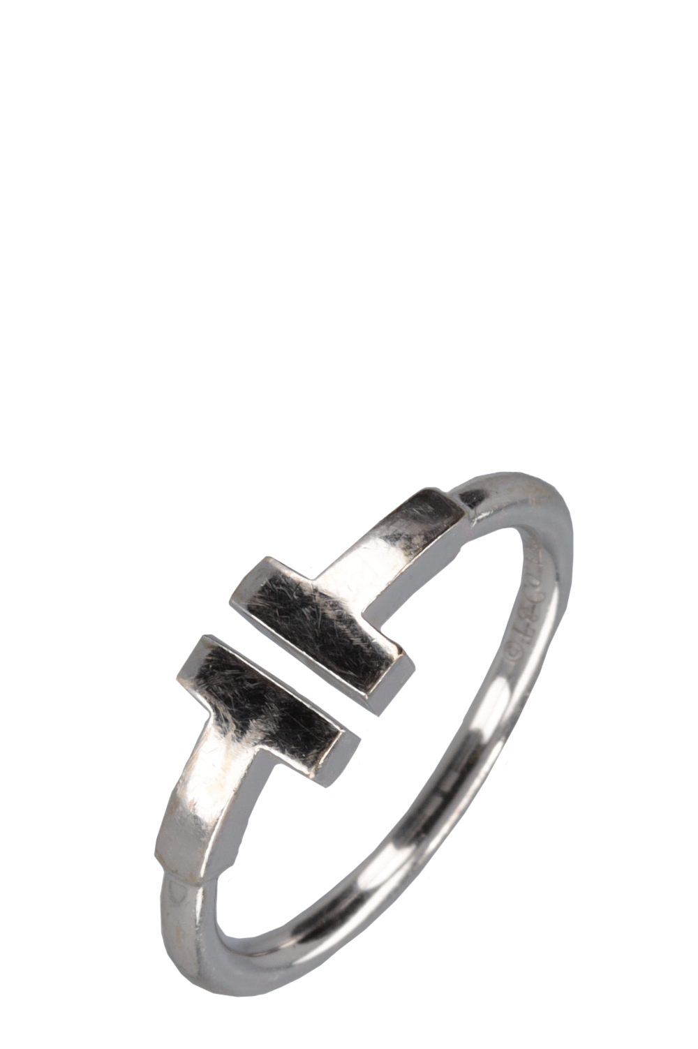 T Wire Ring White gold – REAWAKE