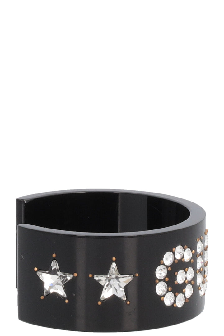 GUCCI Crystal Logo Resin Cuff