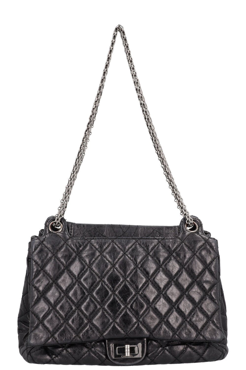CHANEL Reissue 2.55 Bag Leather Black