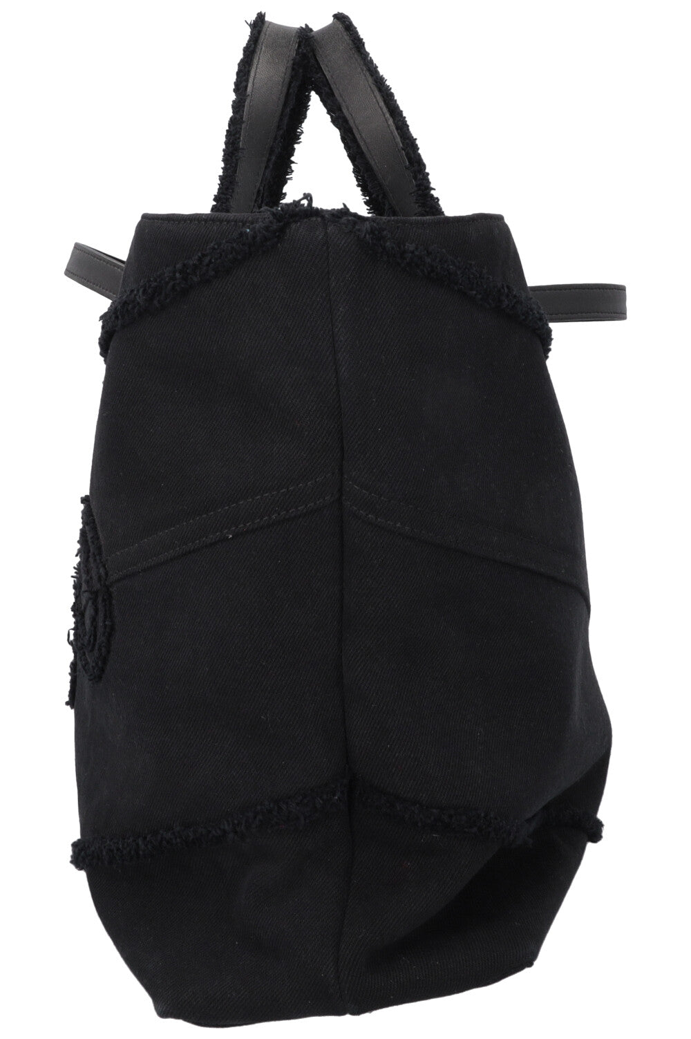 CHANEL Coco Tote Bag Canvas Black