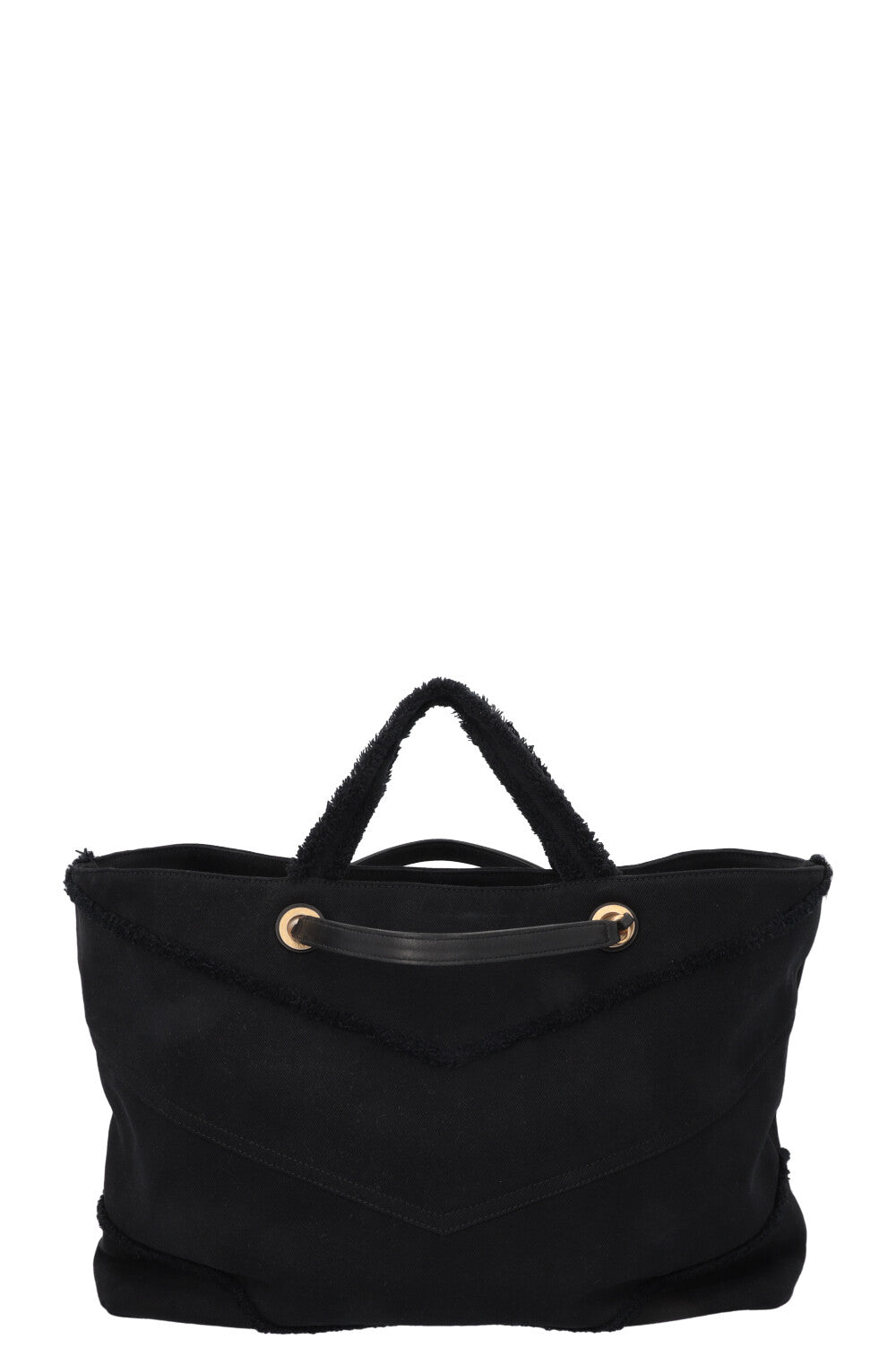 CHANEL Coco Tote Bag Canvas Black