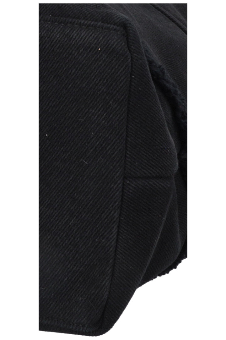 CHANEL Coco Tote Bag Canvas Black