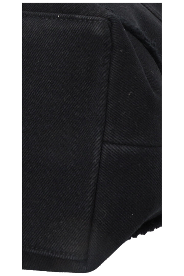 CHANEL Coco Tote Bag Canvas Black