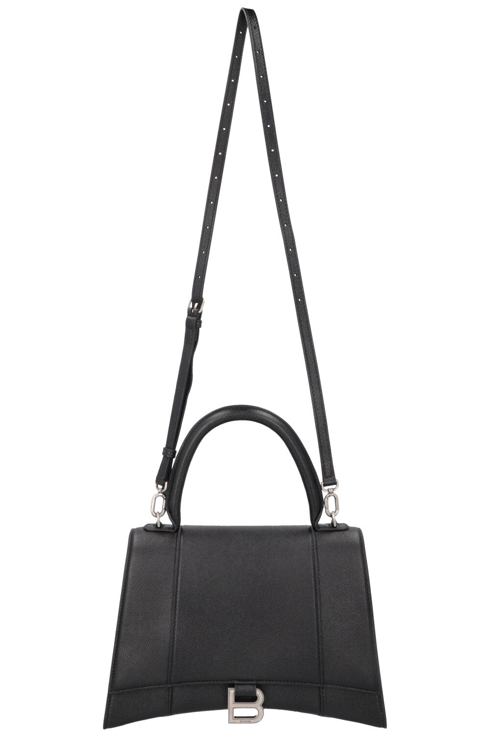 BALENCIAGA Hourglass Medium Crossbody Bag Black