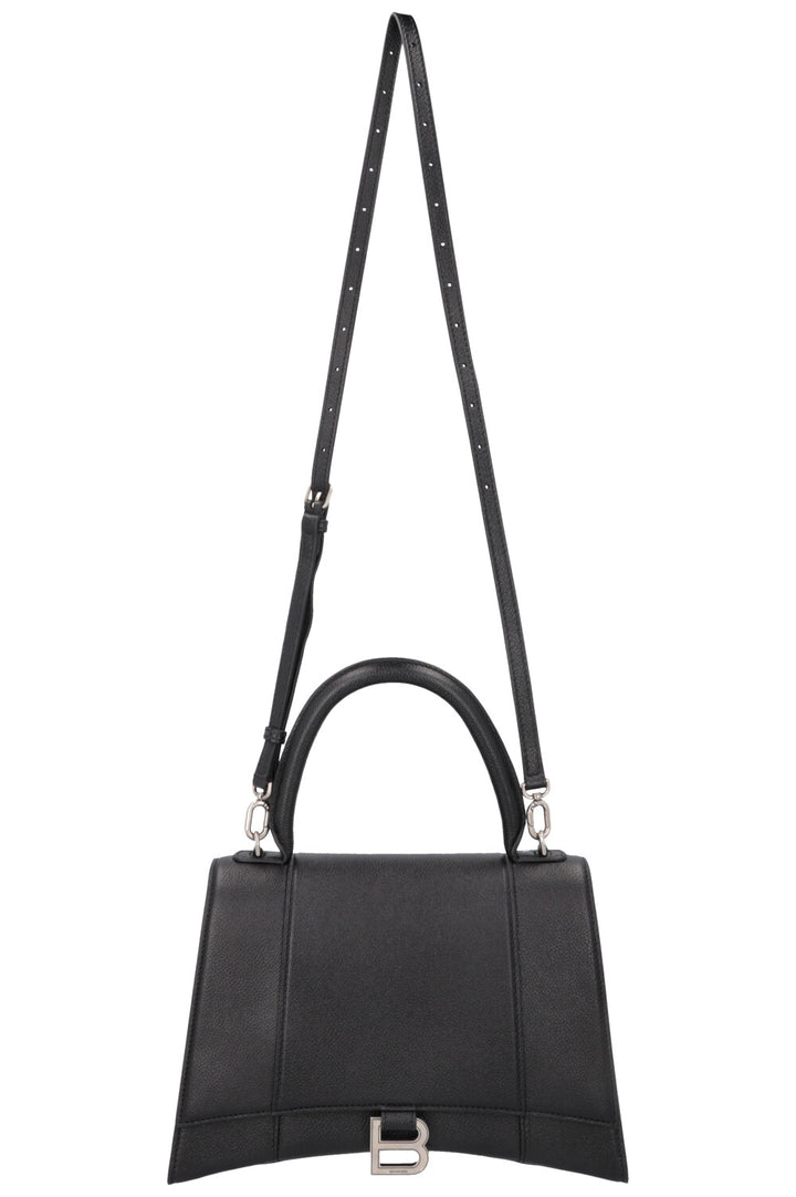 BALENCIAGA Hourglass Medium Crossbody Bag Black