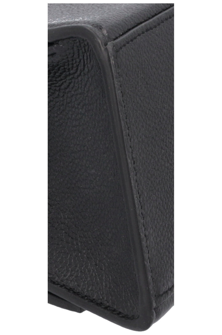 BALENCIAGA Hourglass Medium Crossbody Bag Black