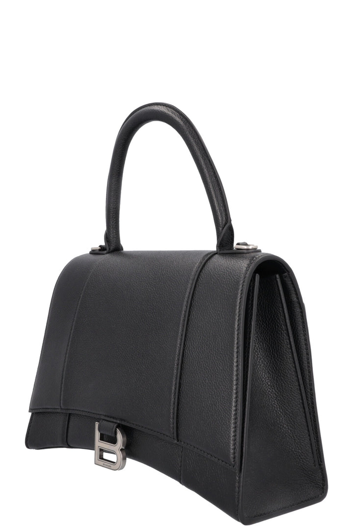 BALENCIAGA Hourglass Medium Crossbody Bag Black