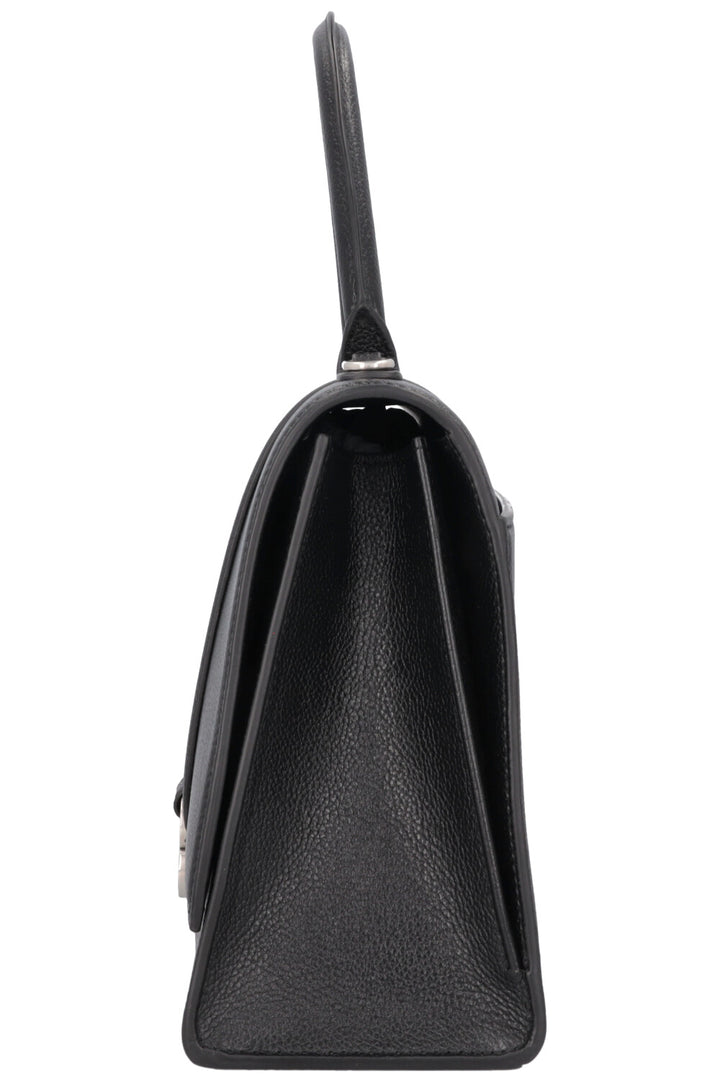 BALENCIAGA Hourglass Medium Crossbody Bag Black