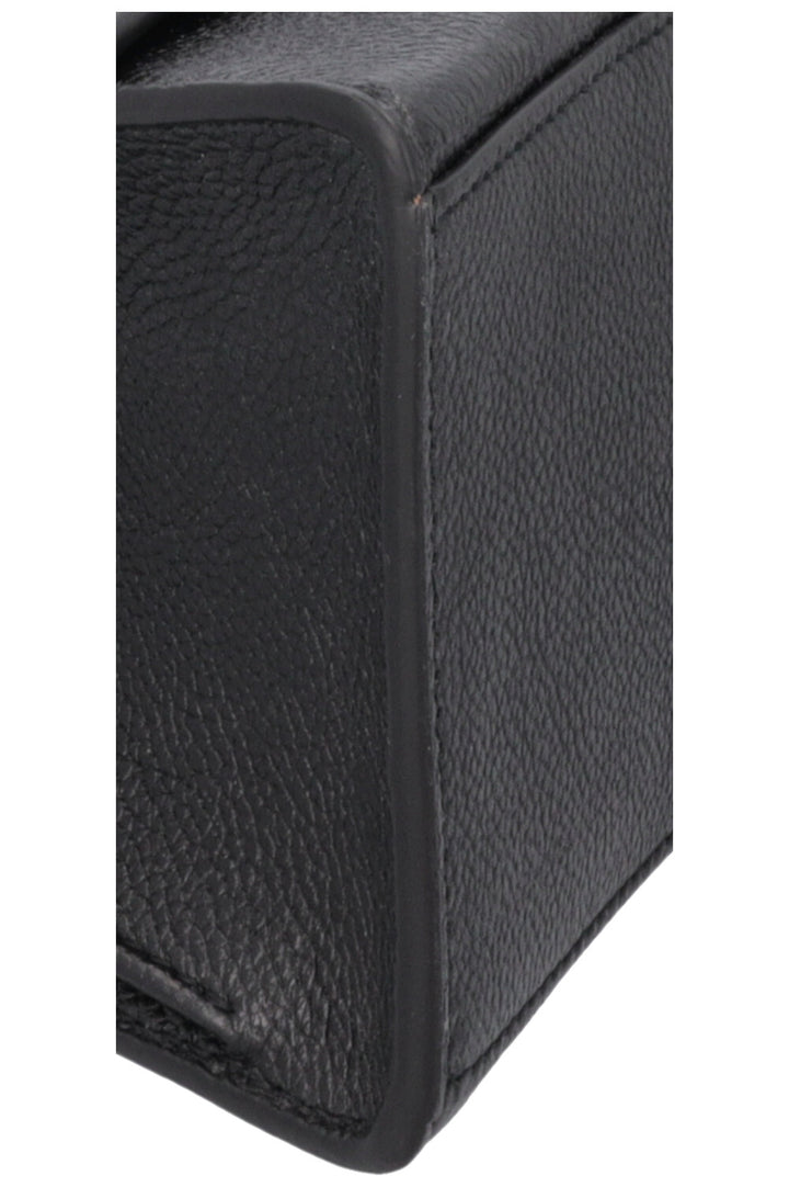 BALENCIAGA Hourglass Medium Crossbody Bag Black