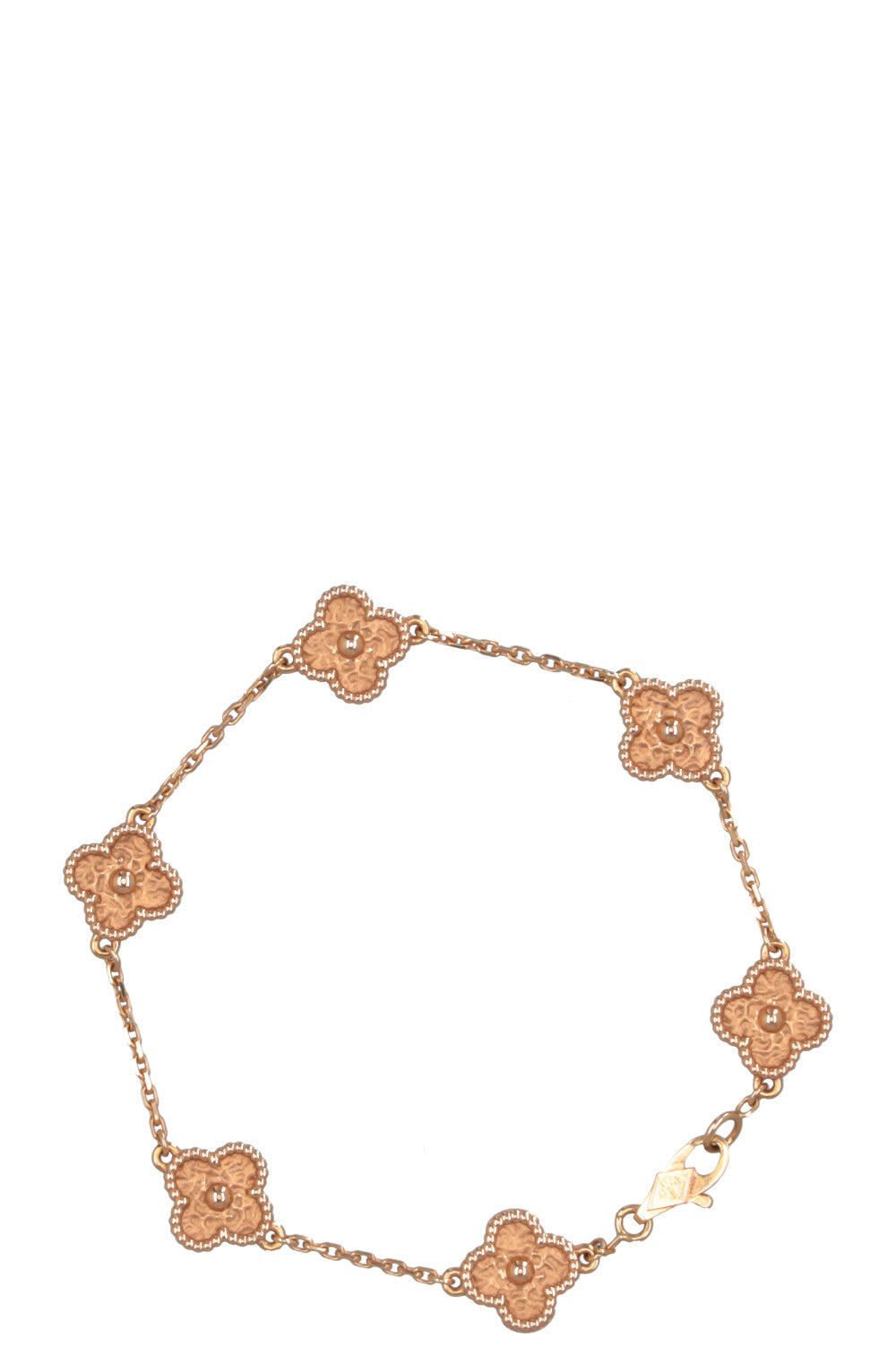 VAN CLEEF & ARPELS Sweet Alhambra 6 Motive Bracelet 18k Rose Gold