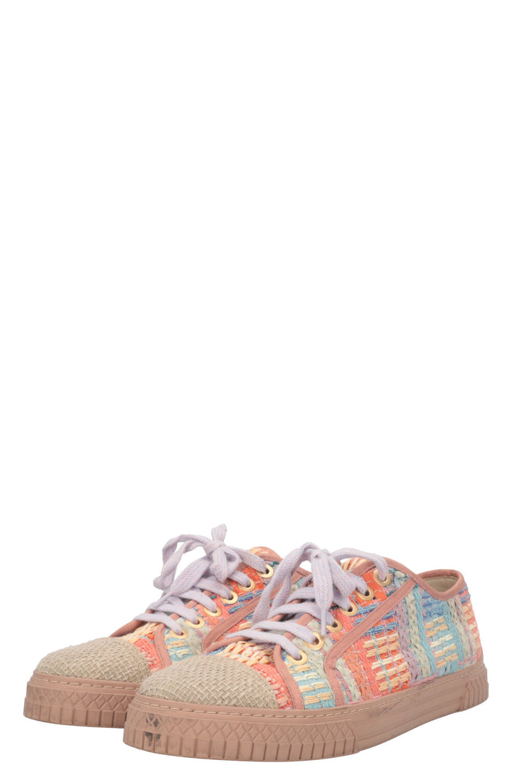 CHANEL 2017 Sneakers Tweed Multicolor