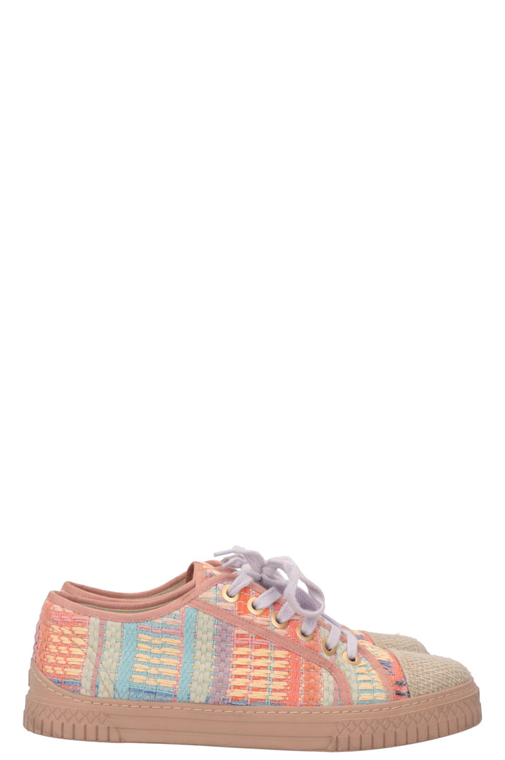 CHANEL 2017 Sneakers Tweed Multicolor