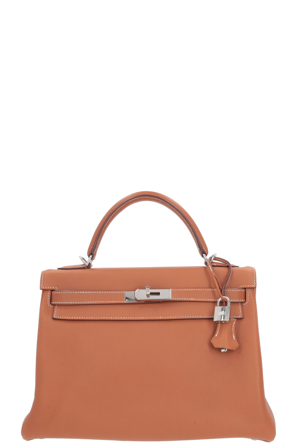 HERMÈS Kelly 32 Retourne Swift Gold