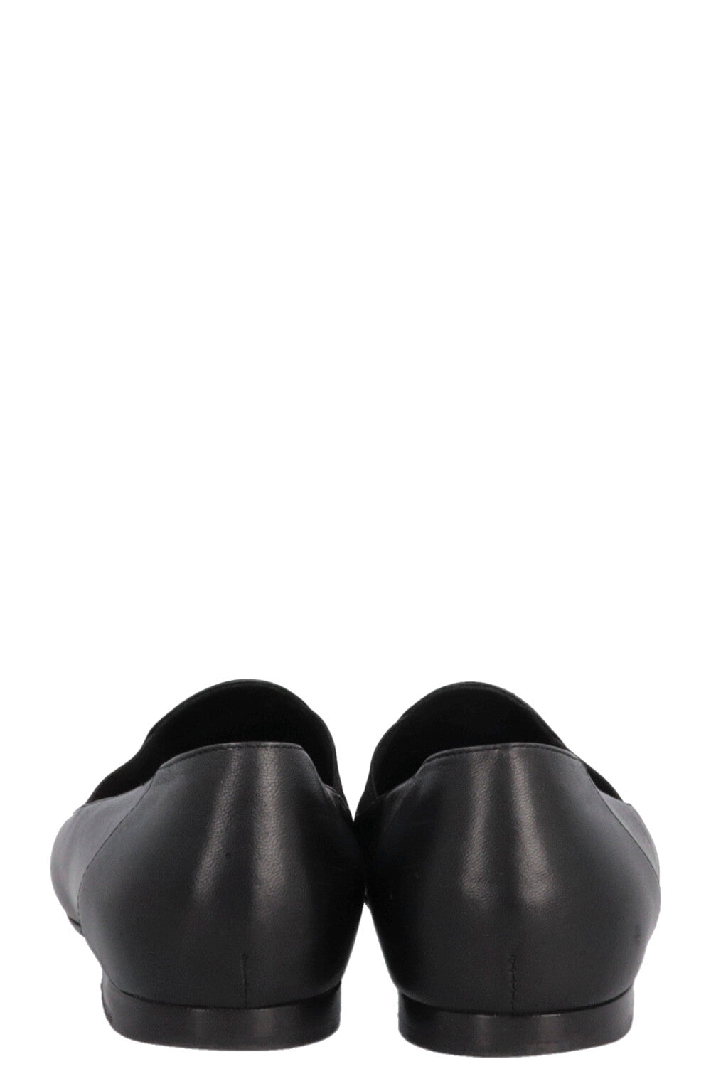 CHANEL CC Loafers Black Leather