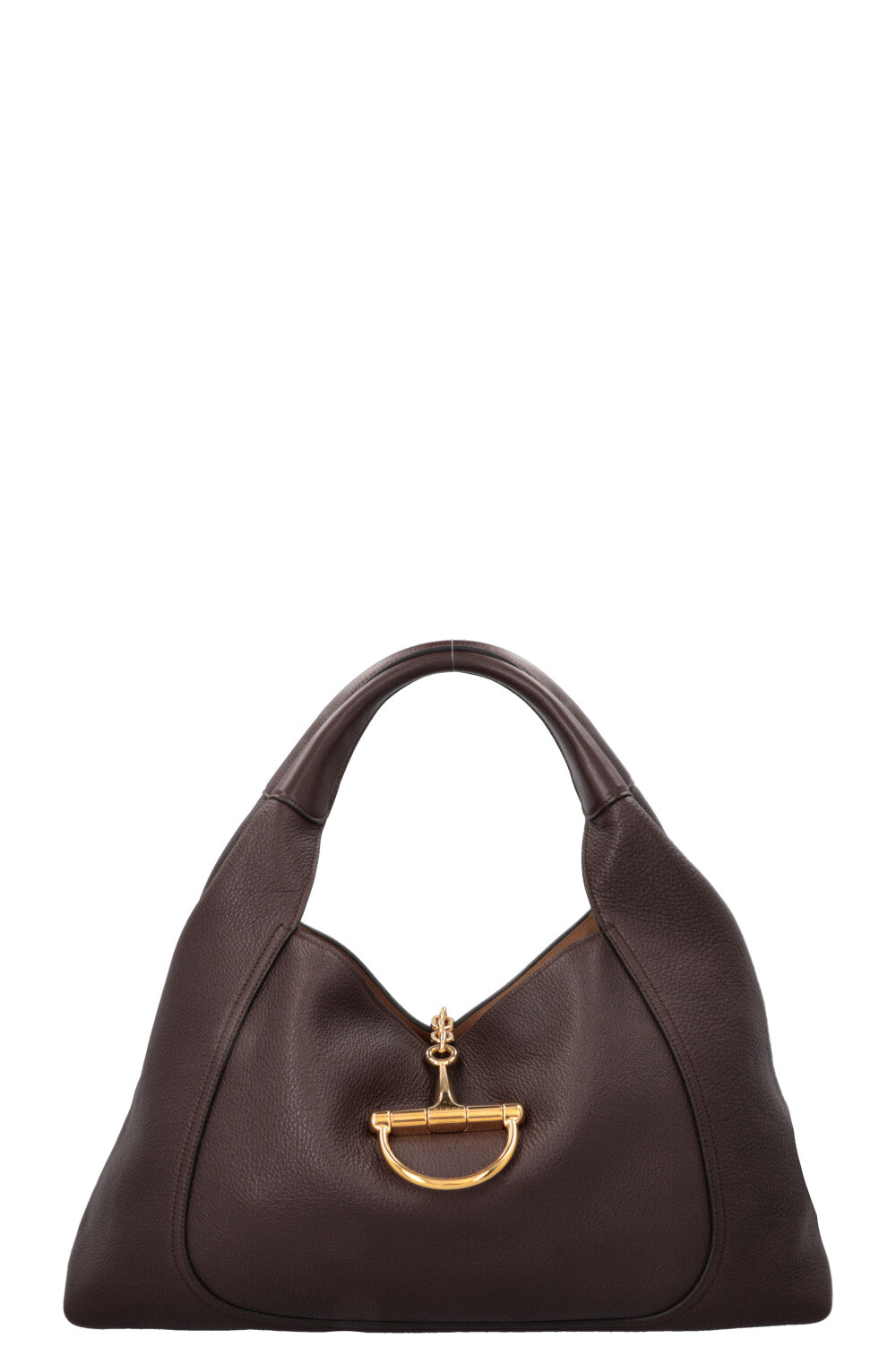 GUCCI Softbit Maxi Shoulder Bag Brown