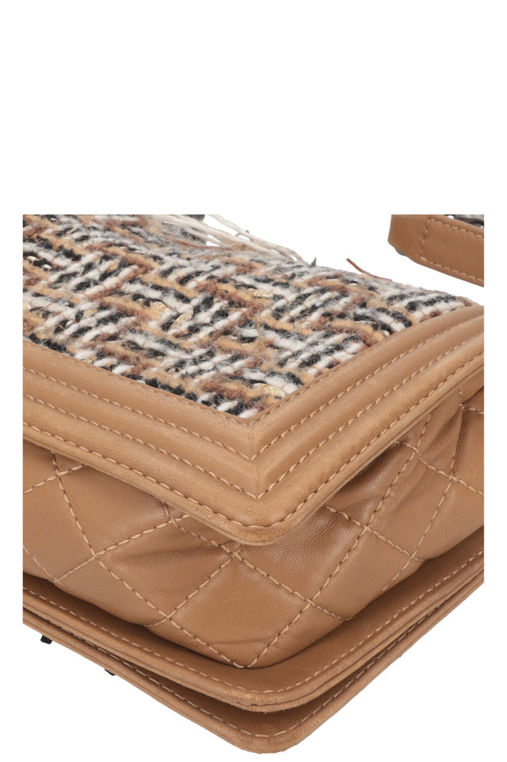 CHANEL Old Medium Boy Bag Limited Tweed Edition