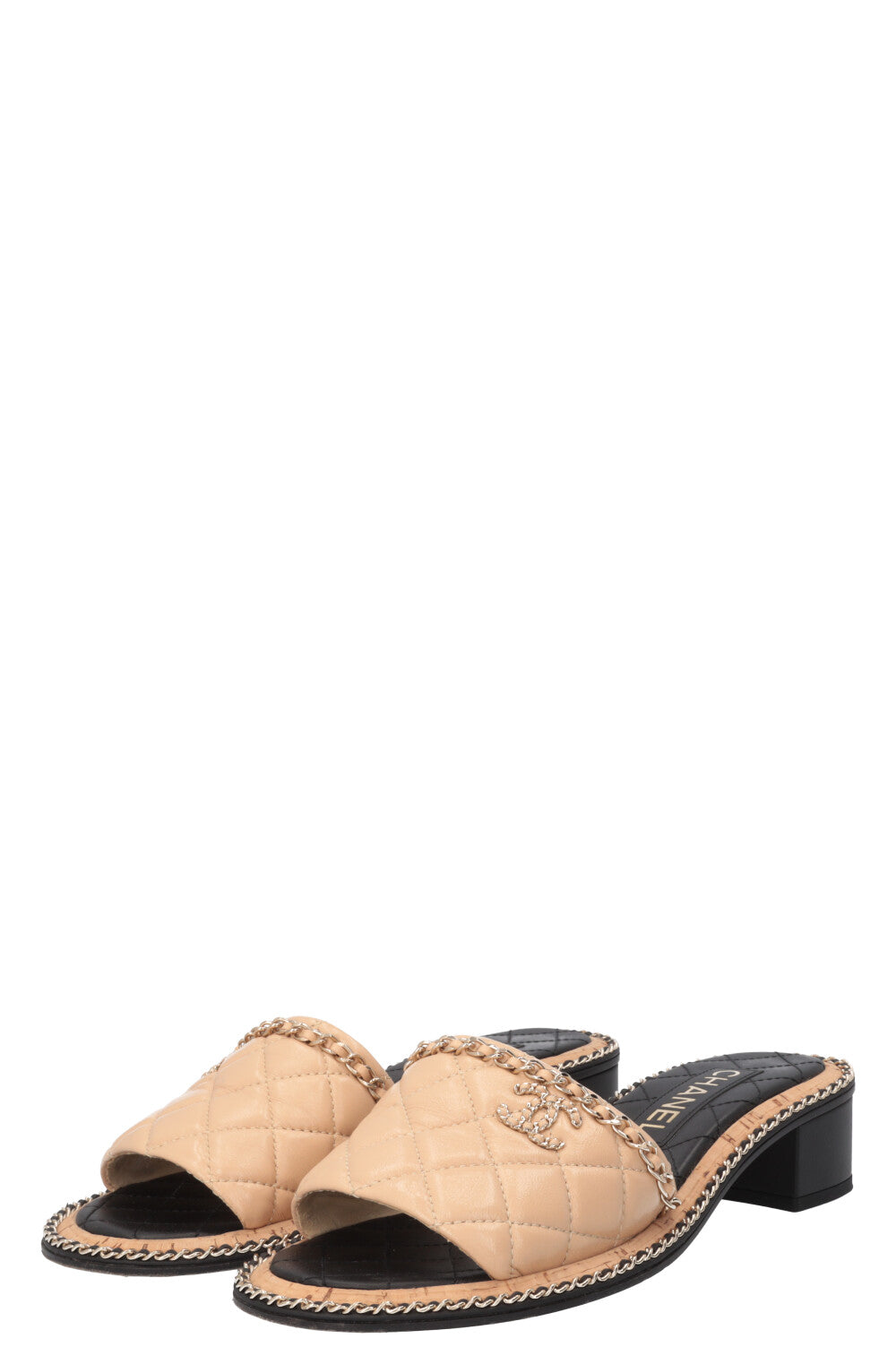 CHANEL Quilted Flats Beige SS2024