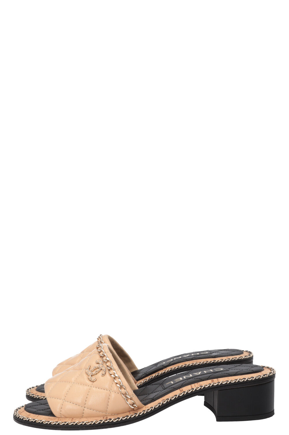 CHANEL Quilted Flats Beige SS2024