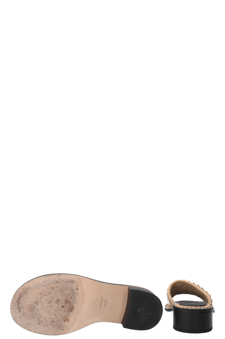 CHANEL Quilted Flats Beige SS2024