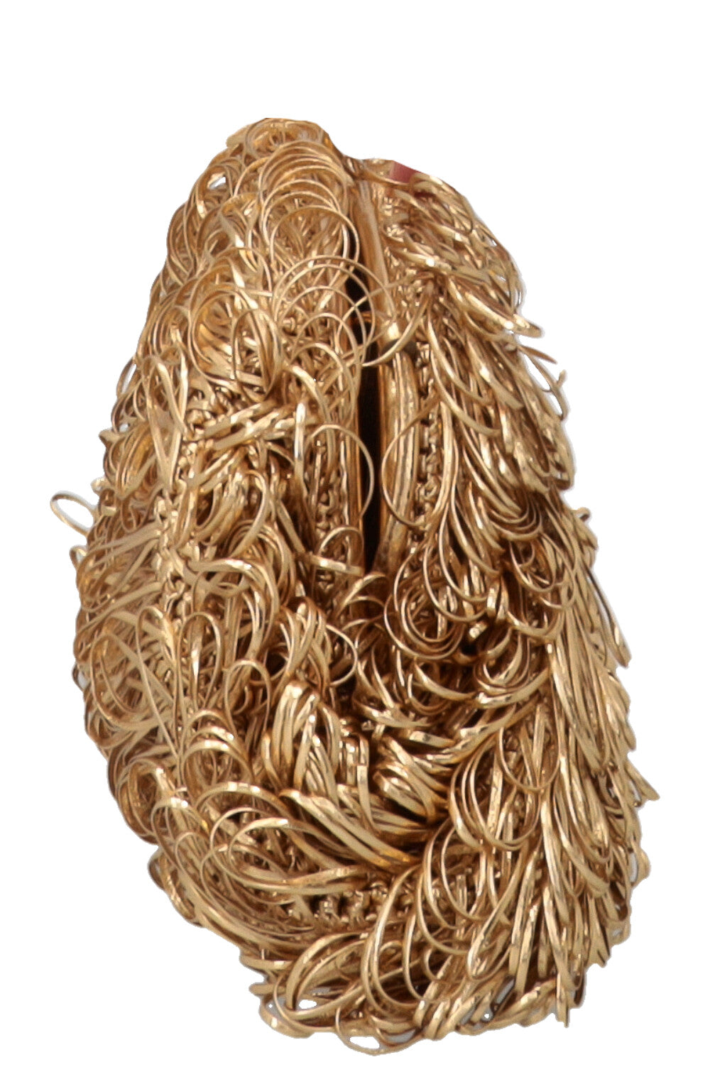 BOTTEGA VENETA The Sponge Pouch Oro Gold
