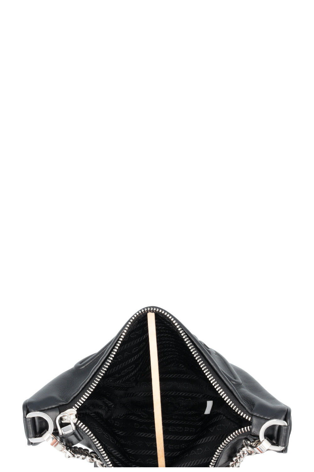 PRADA Triangle Bag Leather Black