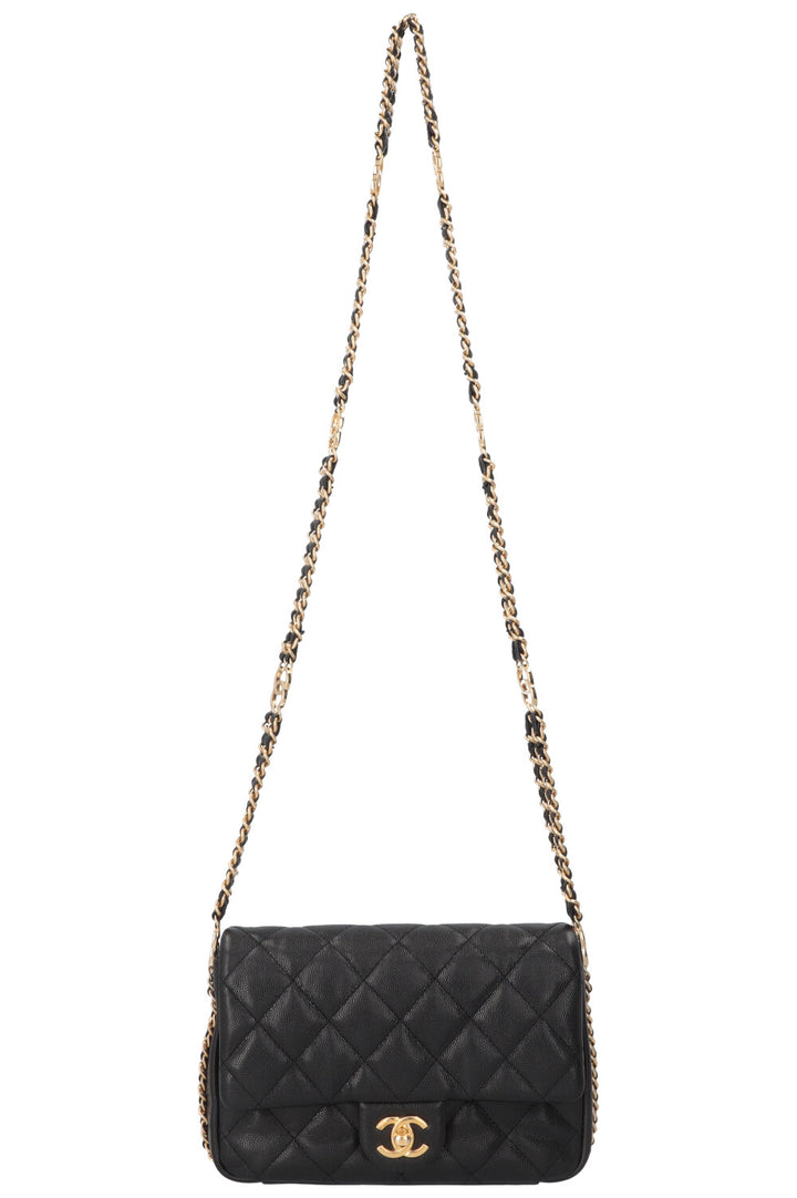 CHANEL CC You Bag Caviar Black