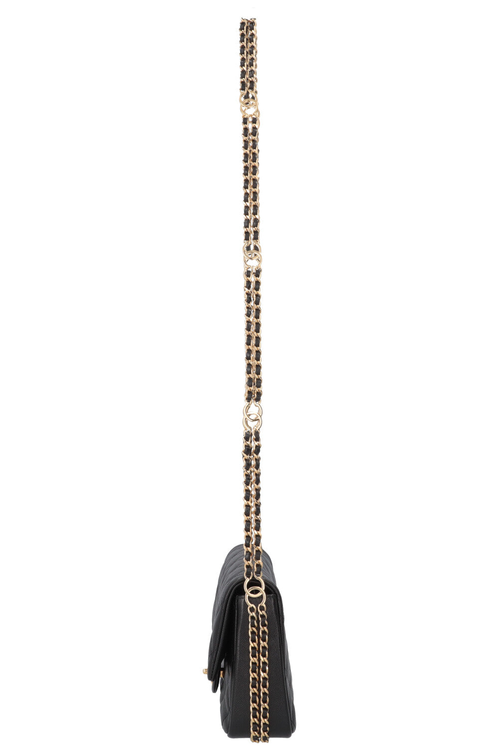 CHANEL CC You Bag Caviar Black