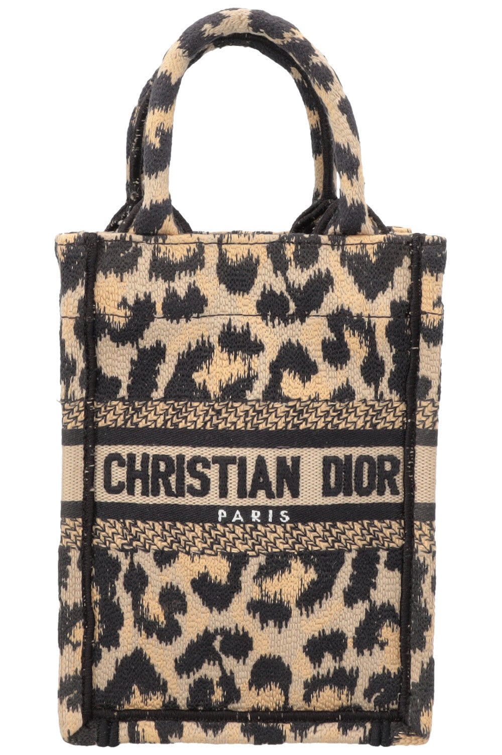 CHRISTIAN DIOR Cheetah Mini Mizza Vertical Book Tote Canvas – REAWAKE