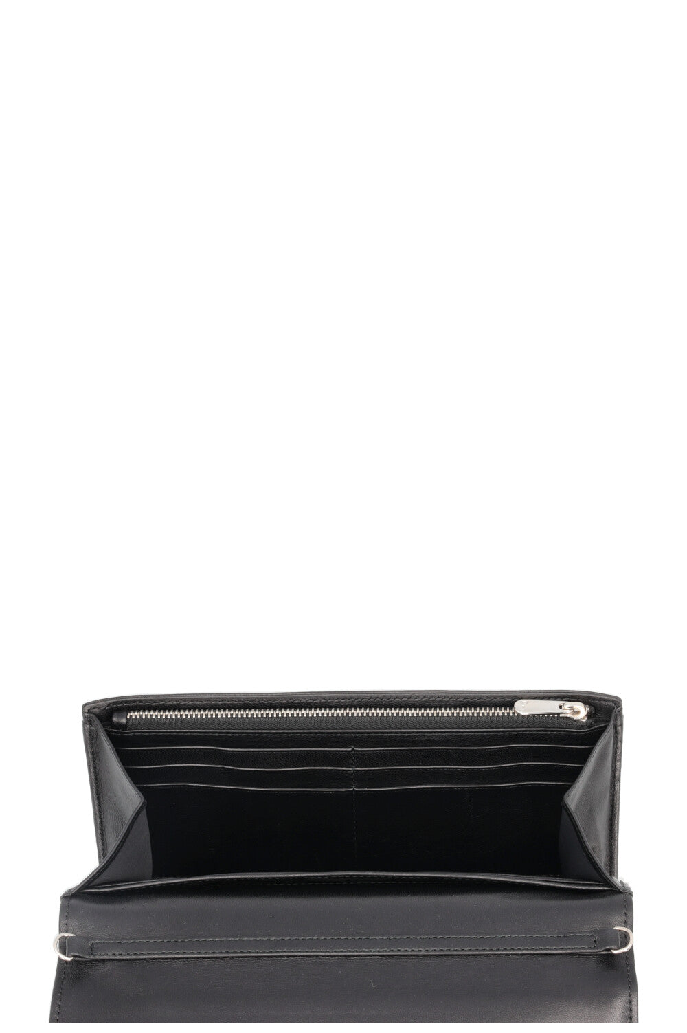 CHRISTIAN DIOR Diorama Wallet On Chain Black