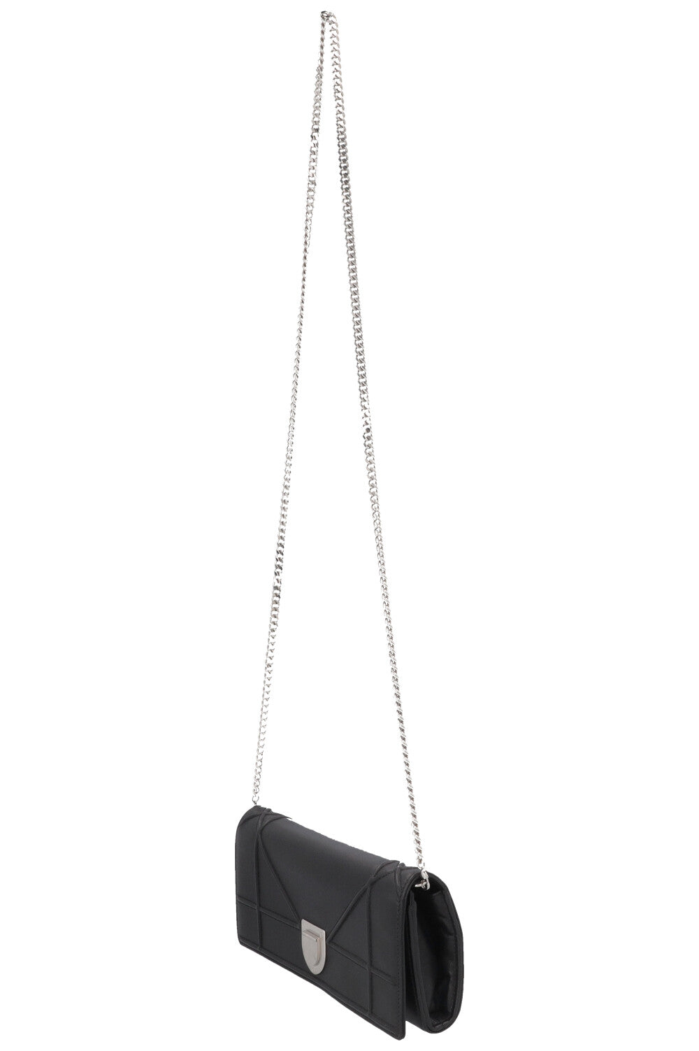 CHRISTIAN DIOR Diorama Wallet On Chain Black