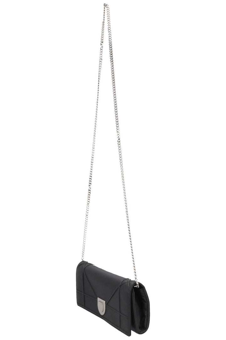 CHRISTIAN DIOR Diorama Wallet On Chain Black